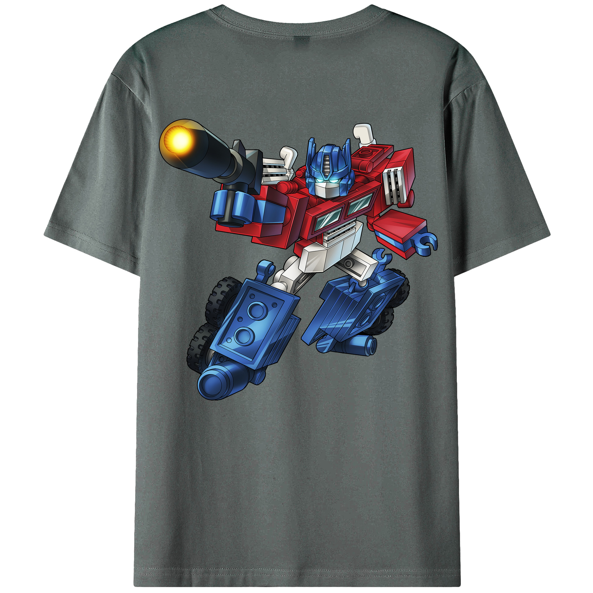 （画像用）  綿100％ メンズ半袖Tシャツ（バックプリント） 通気性